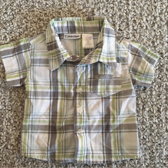 Calvin Klein Other - 5/$25 | Calvin Klein | Infant Short Sleeve Button Down